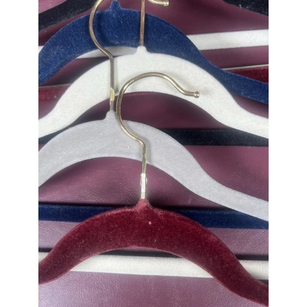 Velvet Covered Hangers Set of 8